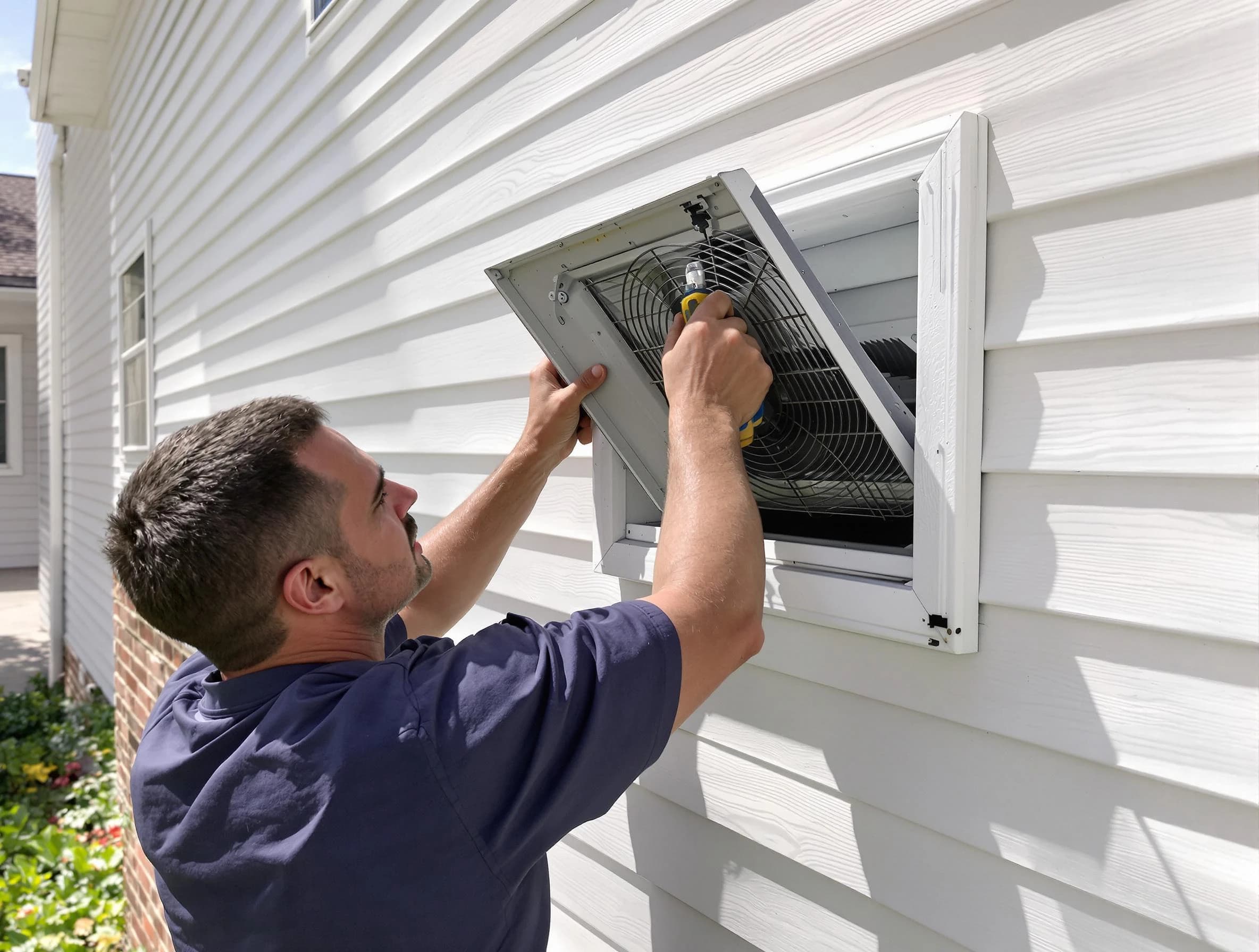 Dryer Vent Cover Replacement in Rialto